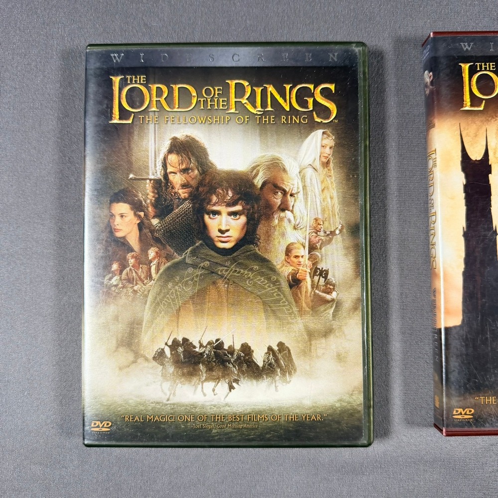 Lord of the Rings Motion Picture Trilogy DVD Set Widescreen Multi Fantasy Movie - Picture 3 of 7